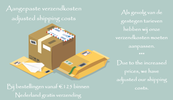 Aangepaste verzendkosten * adjusted shipping costs * frais de port ajustés * angepasste Versandkosten