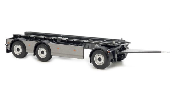 GS Meppel Haaklift Container trailer Scania Donkergrijs Metallic 1:32