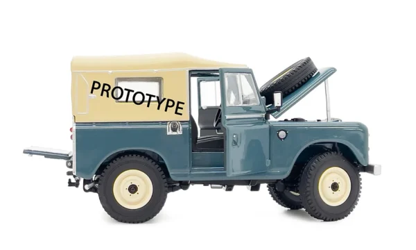 Landrover Series 3 88 softtop Marine blue 1:32 PRE-ORDER nog niet leverbaar