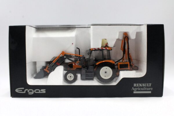 Renault Ergos 100 + front loader/ rear mower - 1:32