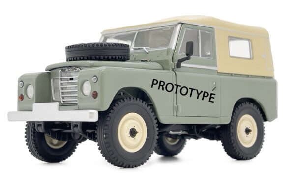 Landrover Series 3 88 softtop Atlantic green 1:32 PRE-ORDER nog niet leverbaar