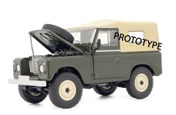 Landrover Series 3 88 softtop Deep Bronze green 1:32 PRE-ORDER nog niet leverbaar