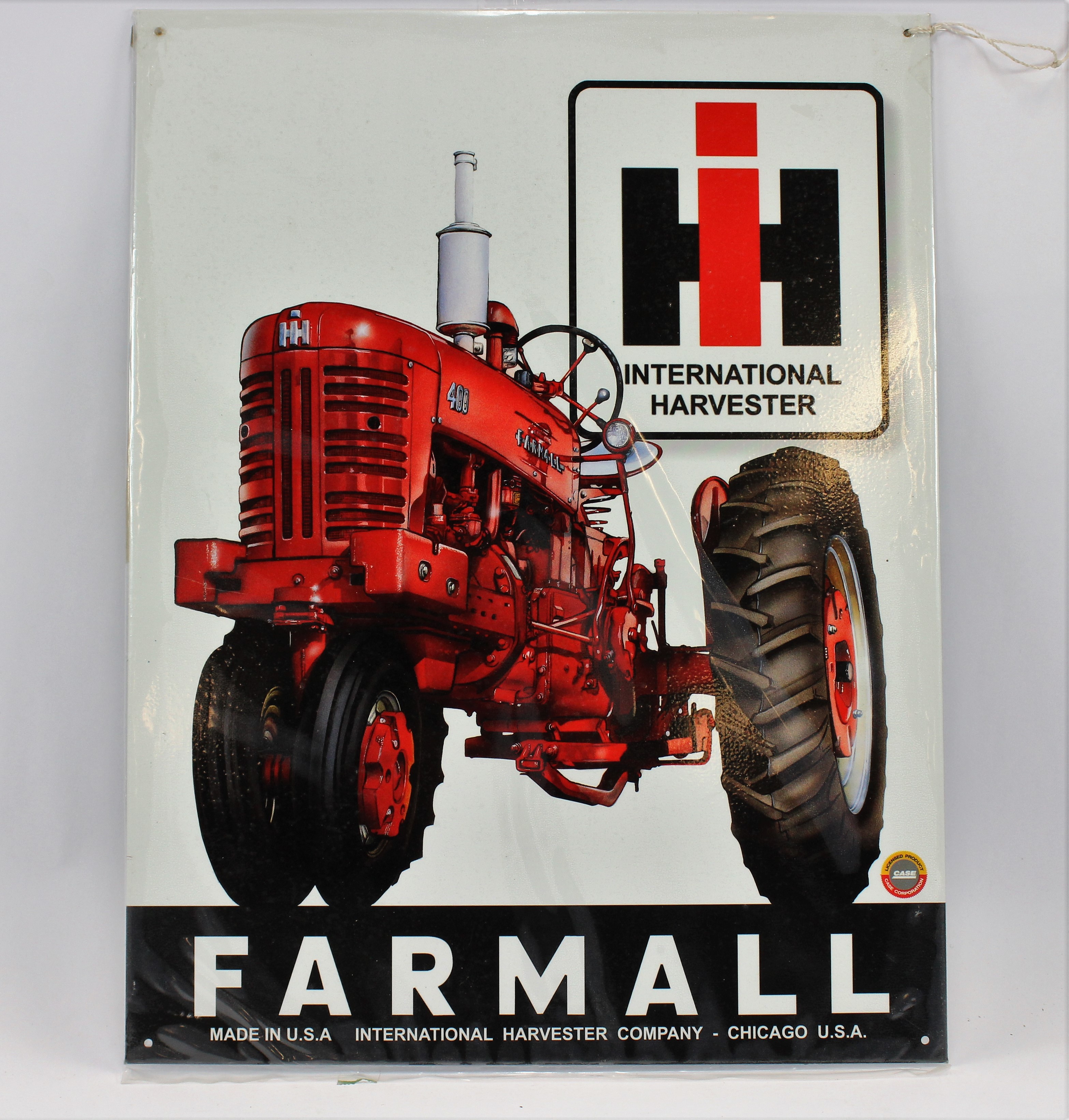 Reclame Bord IH Farmall 400 31 x 41 cm